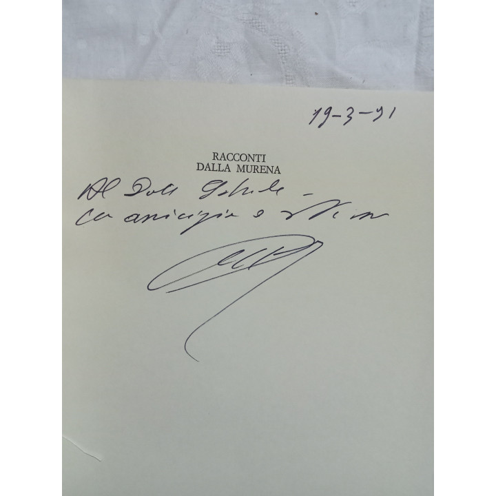 Osvaldo Cappellini. Racconti dalla Murena. Autografato