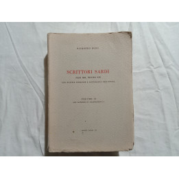 Raimondo Bonu. Scrittori Sardi nati nel Secoli XIX. Volume II Con notizie storiche e letterarie dell’epoca