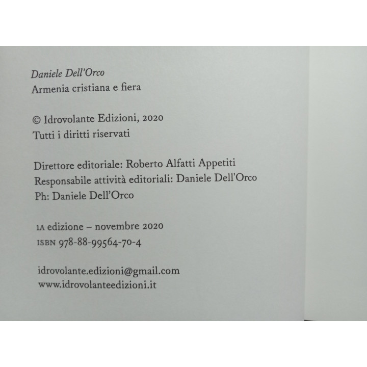 Daniele Dell’Orco. Armenia cristiana e fiera