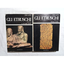 Enzo Gatti. Gli Etruschi. II Volumi con cofanetto