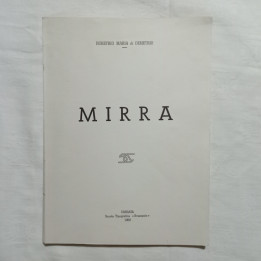 Demetrio Maria di Demetrio  Mirra edizione 1960 Autografato