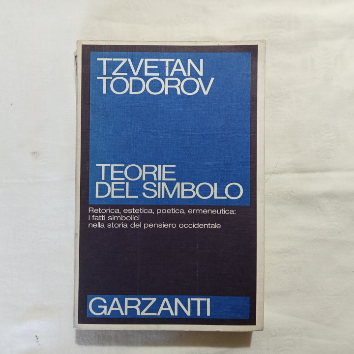 Tzvetan Todorov Teorie del simbolo I edizione Saggi blu 1984