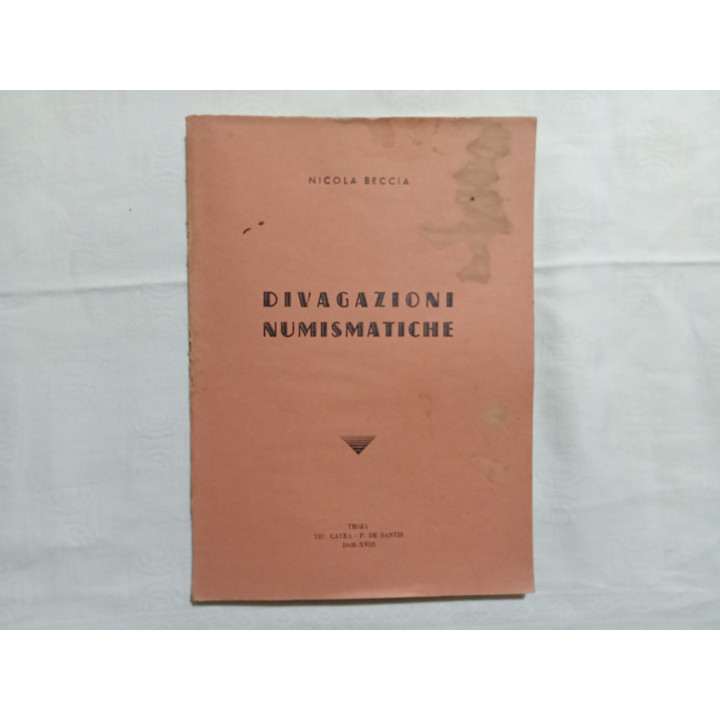 Nicola Beccia. Divagazioni numismatiche