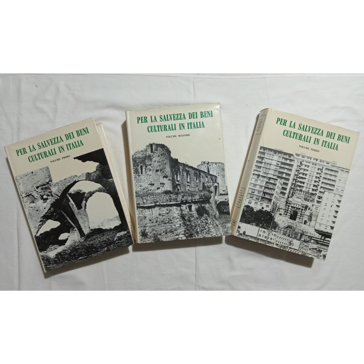 Per la salvezza dei beni culturali in Italia. Tre volumi I° edizione 1967