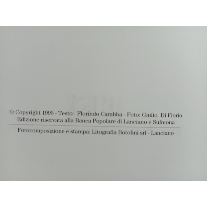 Florindo Carabba. Lanciano. Un profilo storico. Dalle Origini al 1860