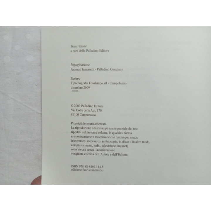 Giambattista Masciotta. Diario a Cura di Sergio Bucci. Ed. Palladino 2009