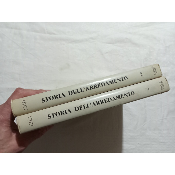 Renato De Fusco. Storia dell’arredamento. I° edizione 1985 Due volumi