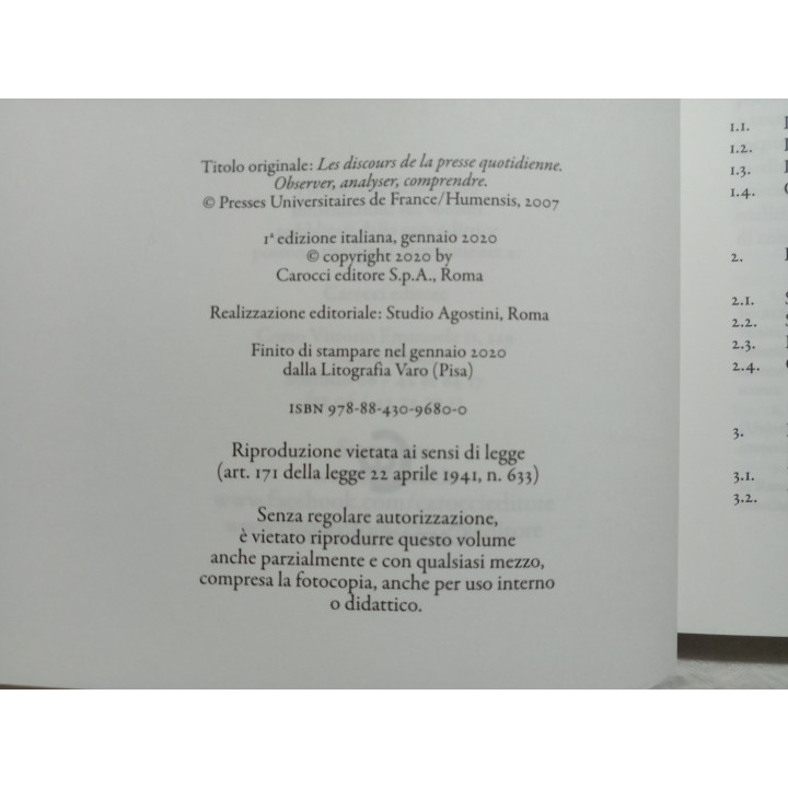 Sophie Moirand. I discorsi della stampa quotidiana. Osservare, analizzare, comprendere