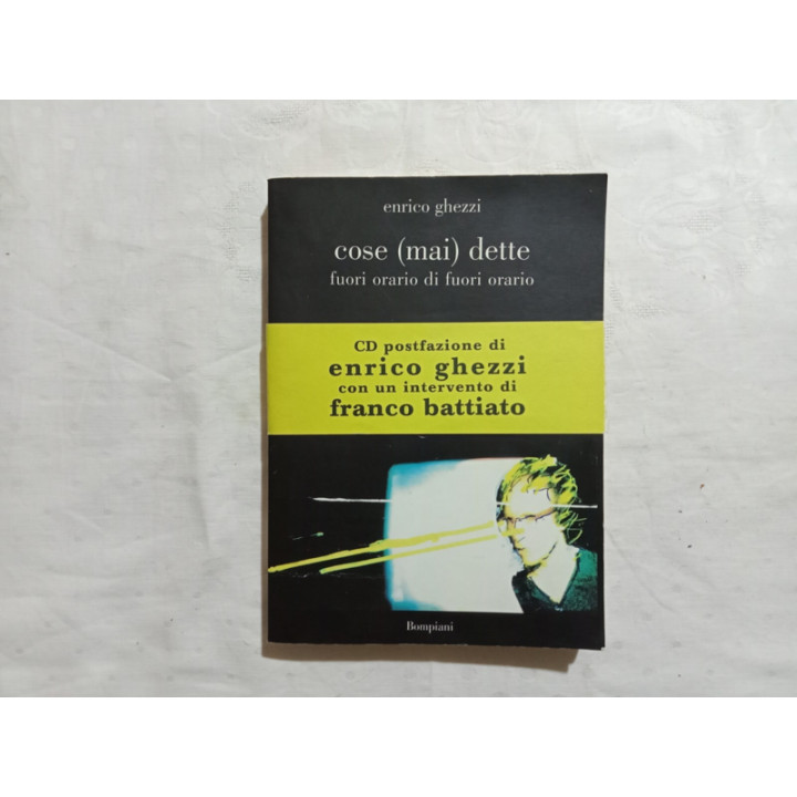 Enrico Ghezzi Cose ( mai ) dette fuori orario di fuori orario