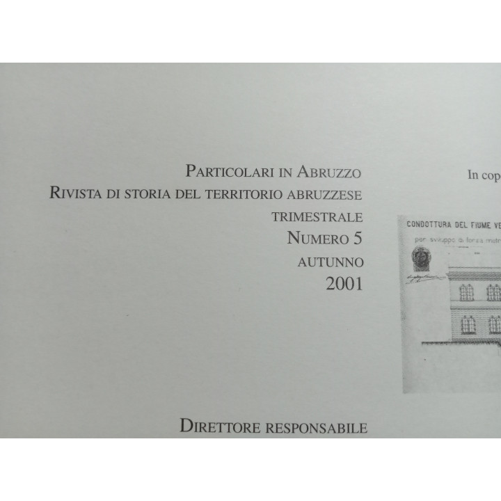 Particolari in Abruzzo. Rivista di storia del territorio abruzzese. 2001, n°5