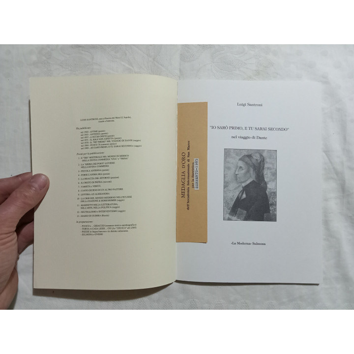 Luigi Santroni. “Io sarò primo e tu sarai secondo” nel viaggio di Dante