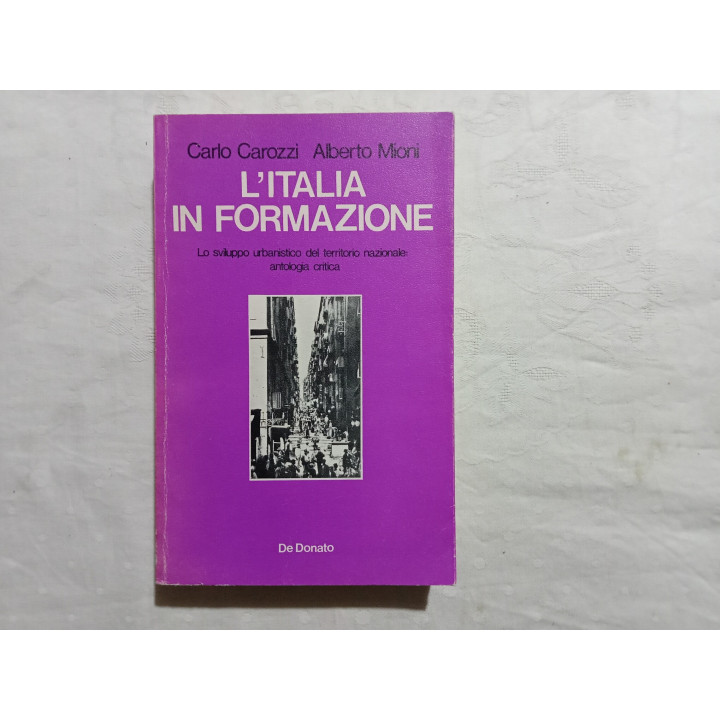Carlo Carozzi Alberto Mioni. L’Italia in formazione. Lo sviluppo urbanistico del territorio nazionale