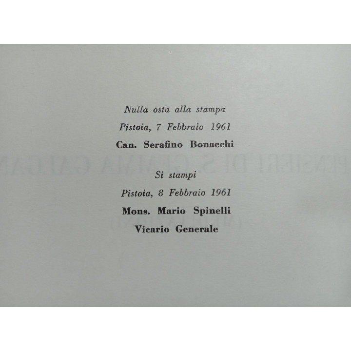 Benevenuto Matteucci. Pensieri di S.Gemma Galgani ( Meditazioni )