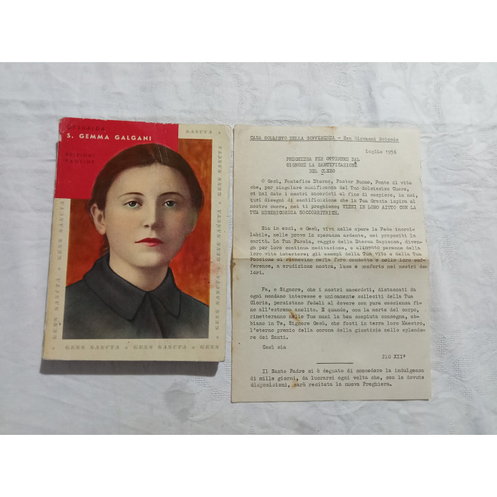 Sr. Gesualda dello Sp.Santo. S.Gemma Galgani