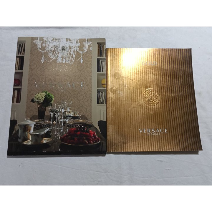 Cataloghi Versace Ceramics “Gold” e “Vanitas”. A cura di Massimo Bonezzi